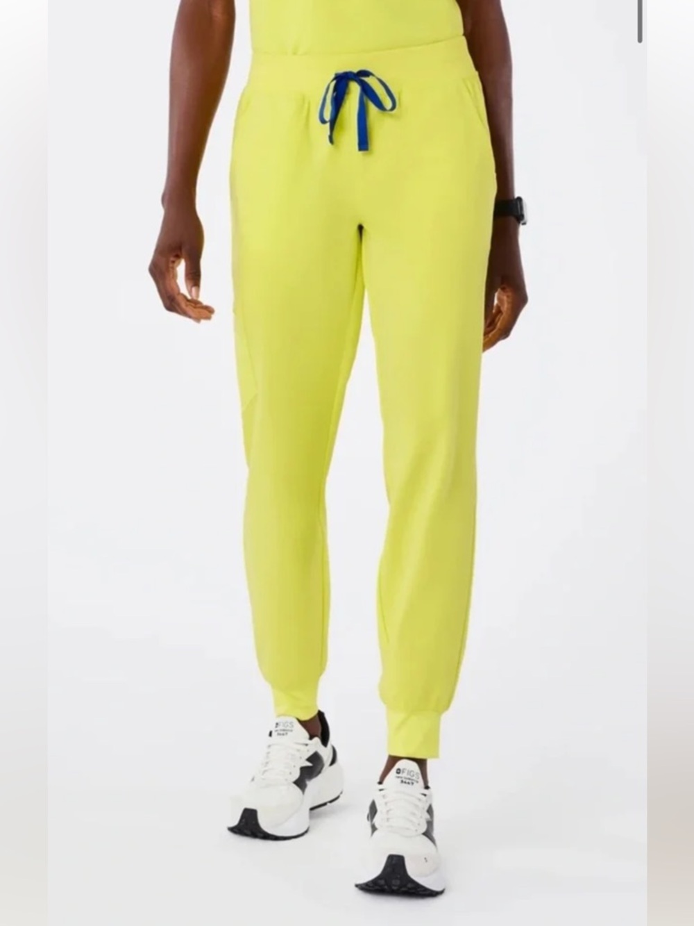 NWT Fig’s Scrub Healthcare Women's Lime Green Pants Medium